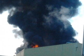 Côte dÂ’Ivoire : Une usine de la zone Industrielle de Yopougon en feu 